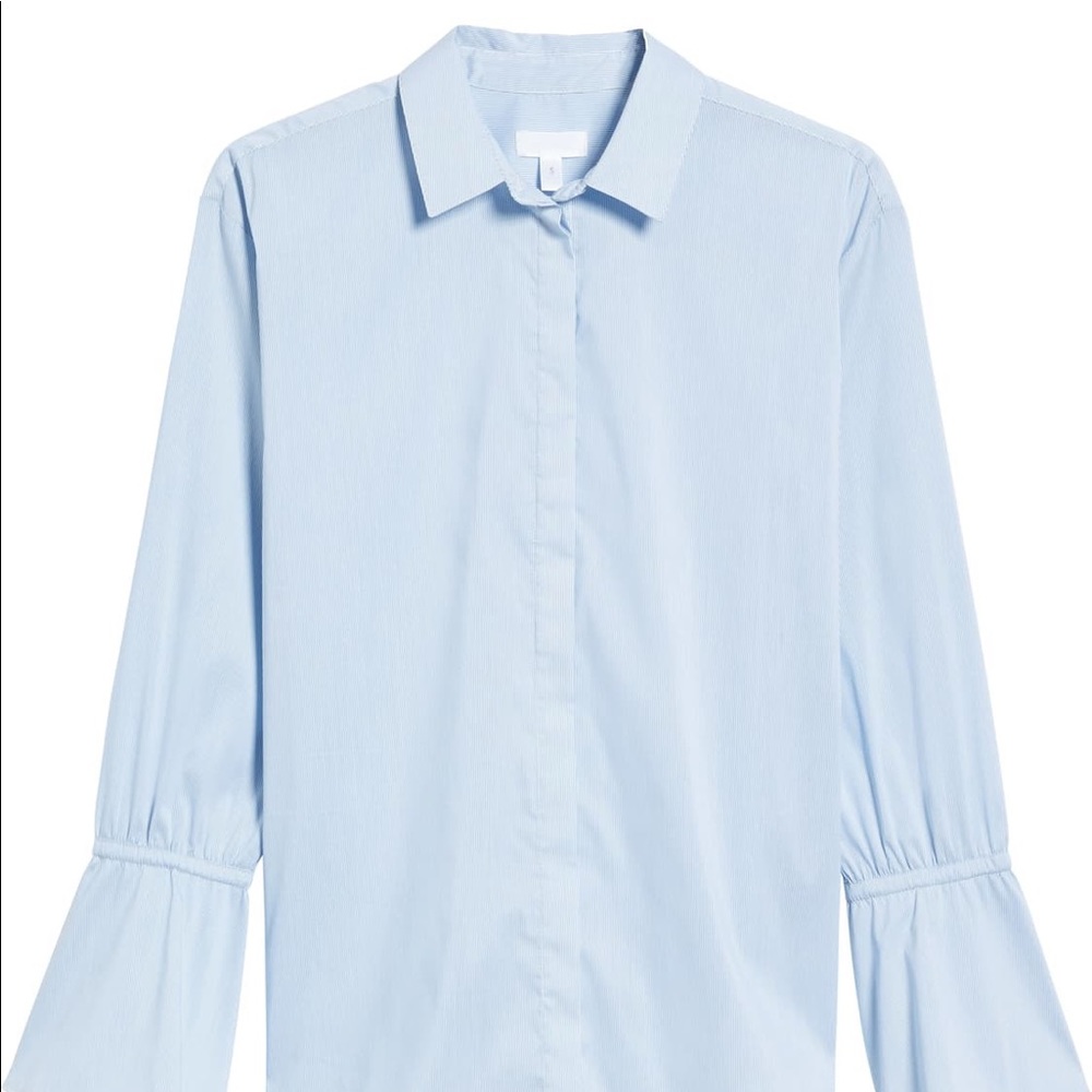 Something Navy Ruffle Cuff Tunic - Picture 6 of 7